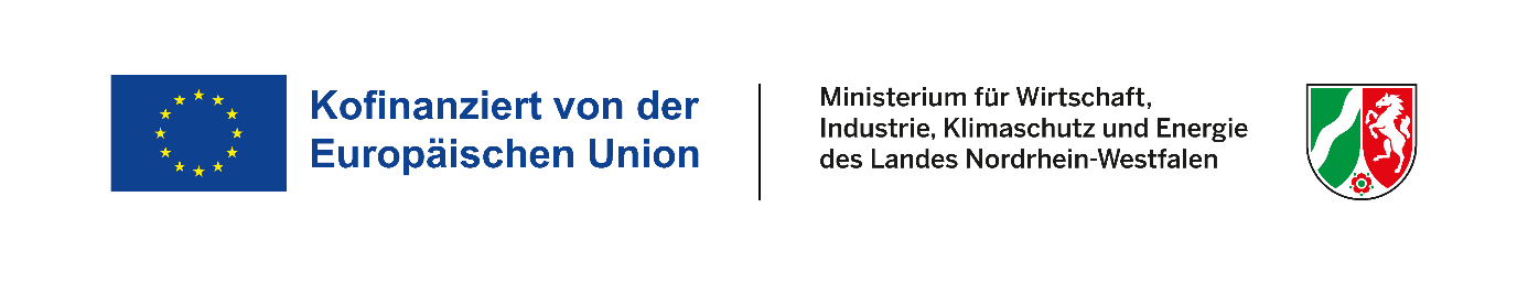 Kofinanziert von der Europäischen Union und dem Land Nordrhein-Westfalen